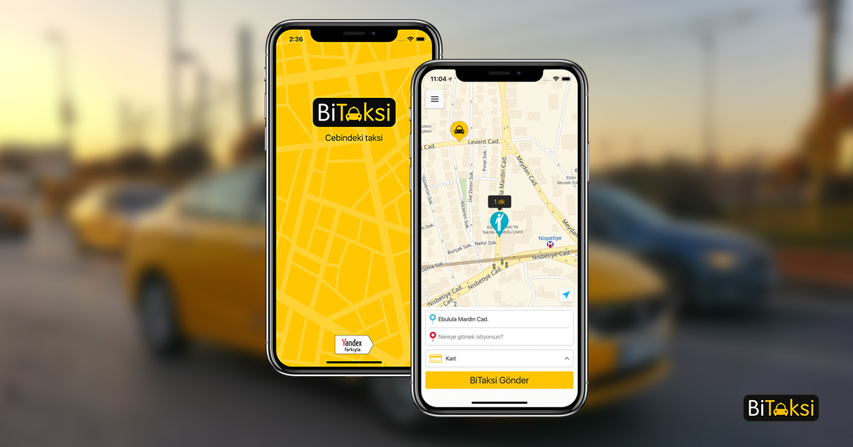 Принцип роботи BiTaksi: замовлення таксі у декілька кліків